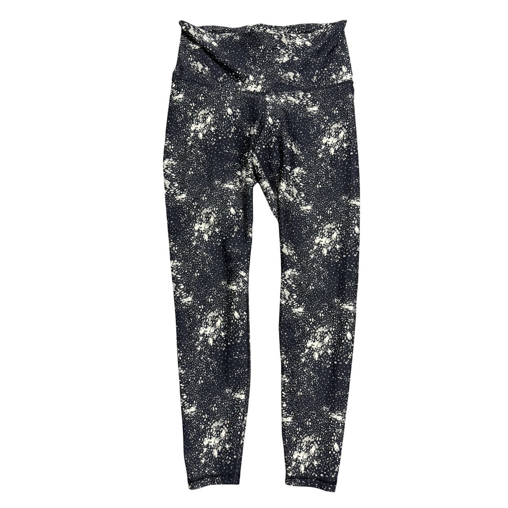 Old Navy Active Powersoft Leggings Womens‎ Large Black High Rise Ankle Yoga